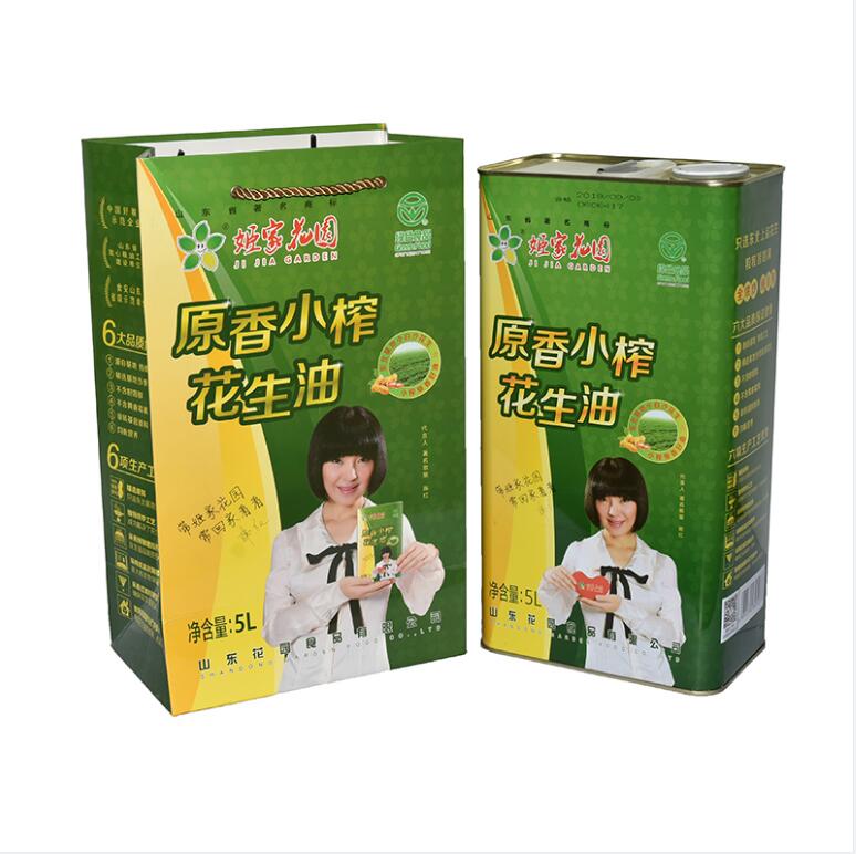 5L鐵盒原香小榨花生油